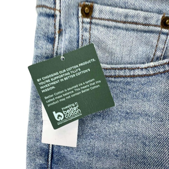 RSQ Skinny Fit Acid Wash Light Blue Denim‎ Jeans Men's W29 L32 NWT - Picture 9 of 16